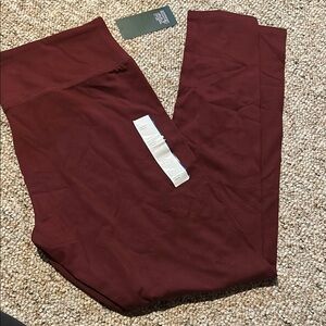 Wild Fable Burgundy Leggings NWT
